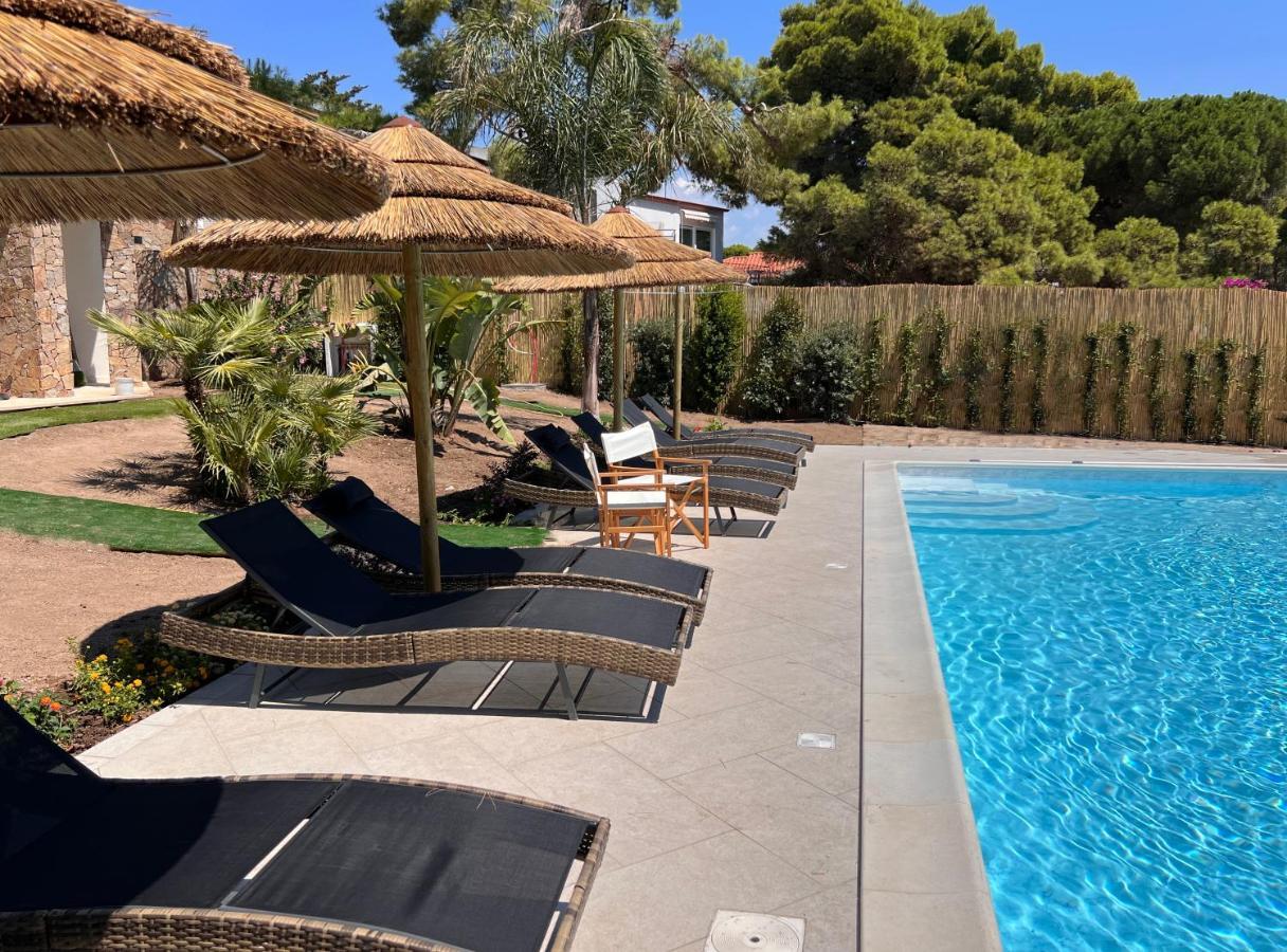 Villa Aquamarina Pavoncella Rossa ポルト・ピノ エクステリア 写真